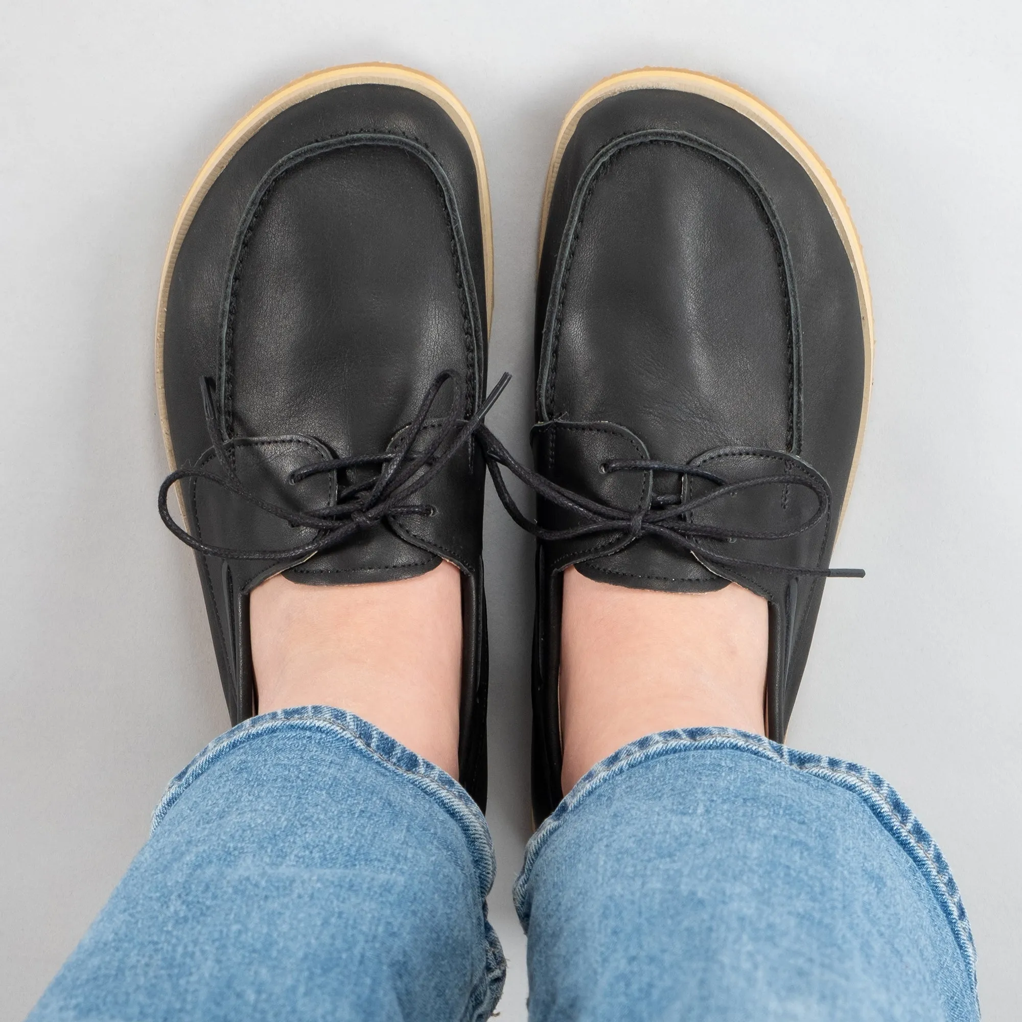 Women's Black Boat Shoes