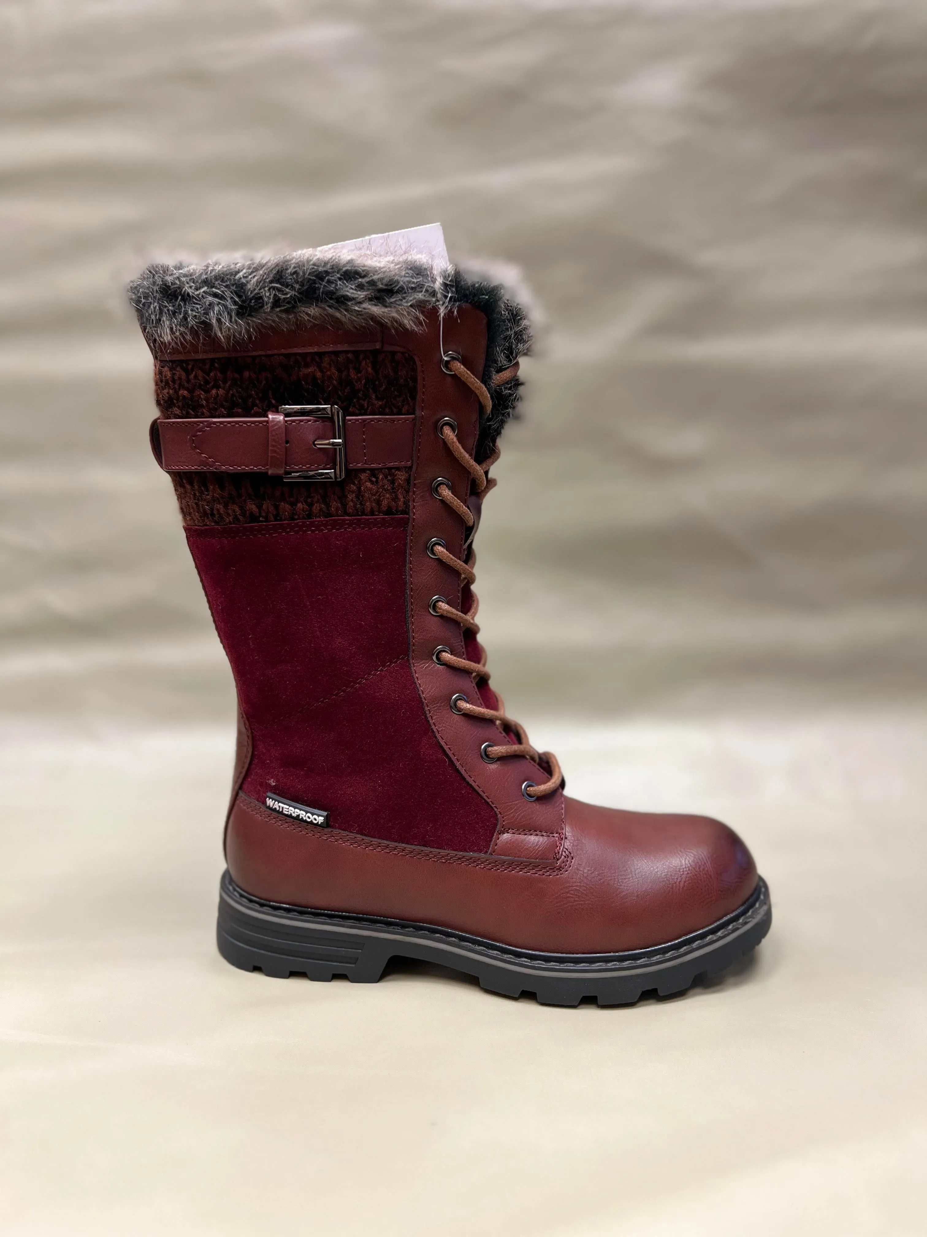 Xtra-Dry Women’s Retractable Cleat Boots High Burgundy