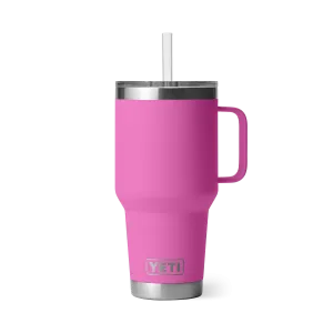 Yeti Rambler 35oz Mug With Straw Lid - Wildflower Fuchsia