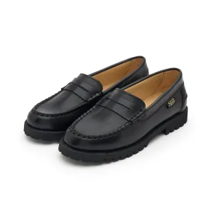 Young Soles Nicki Black Loafer Leather Shoes